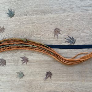 Clip-in mit 3 kupferfarbenen DE